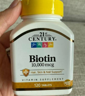 Біотин 21st Century Biotin 10 000 mcg 120 tabs, фото 3