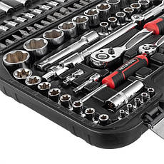 Набір інструментів 1/2 "& 1/4", 110 од., SUPER LOCK STORM, Cr-V INTERTOOL ET-8110, фото 5