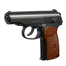 Пневматичний пістолет металевий Borner ПМ49 Makarov + балони 2шт