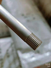 Трубка  сталева з різьбою Ду 50 L 100 mm нарізка різьби 17 мм.