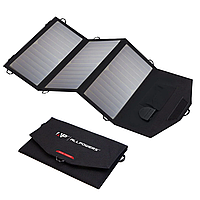 Сонячний зарядний пристрій ALLPOWERS AP-SP18V21W USB+DC  зарядка автомобільного АКБ і ноутбука