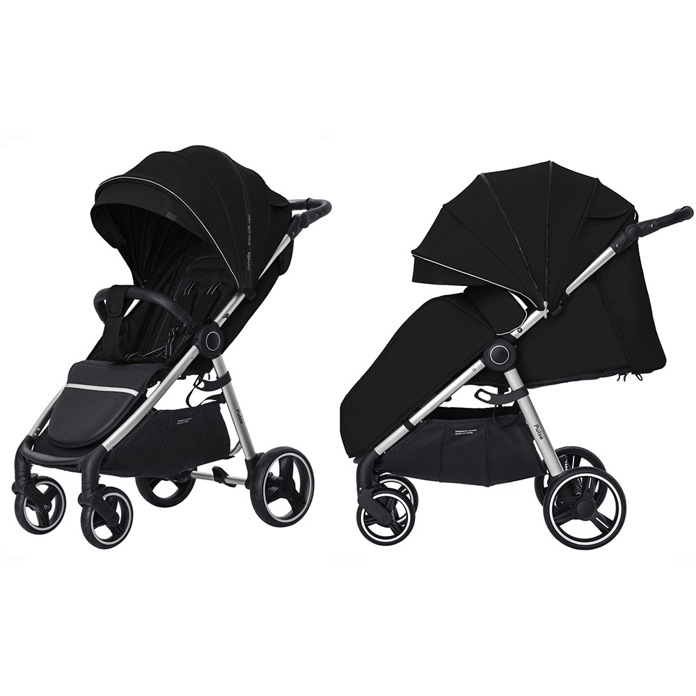 Прогулянка CARRELO Pulse CRL-5507 Leather Black + футкавер + москітна сітка + дощовик L, фото 1