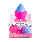 Спонж для нанесення макіяжу Puffy крапля на силіконовій підставці, фото 6