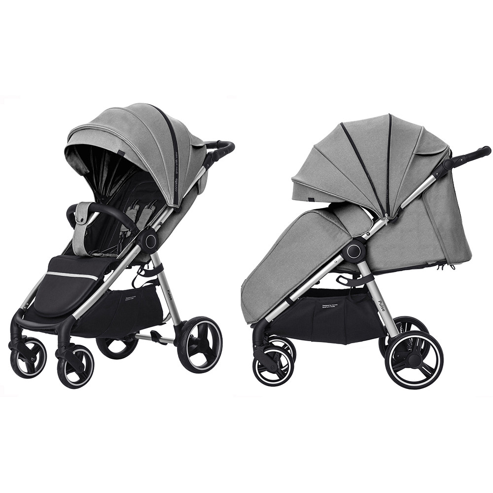 Прогулянкова коляска CARRELLO Pulse CRL-5507 Pearl Grey + чохол для ніжок + москітна сітка