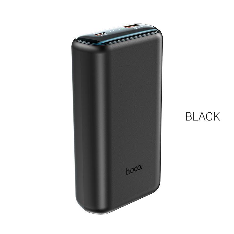 Зовнішній акумулятор PowerBank Hoco Q1A Kraft fully 20000mAh Чорний, фото 2