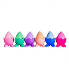 Спонж для нанесення макіяжу Puffy крапля на силіконовій підставці, фото 6