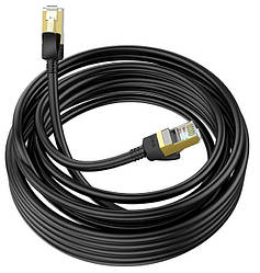 Мережевий кабель для інтернету 5метрів HOCO US02 Level |RJ45/1Gbps=125MB/s| Чорний