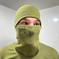 Шапка маска, Балаклава утеплена термофліс хакі