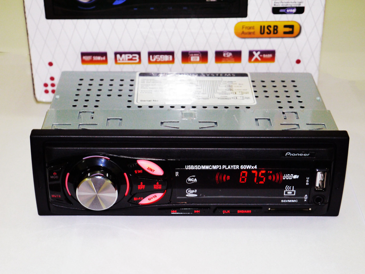 Автомагнітола CDX-GT6307 Usb+Sd+Fm+Aux+ пульт (4x50W)