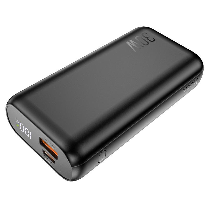 Зовнішній акумулятор PowerBank із швидкою зарядкою Hoco Q5 Aegis 30W 10000mAh Чорний, фото 5