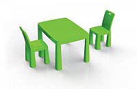 Cтол детский и 2 стула DOLONI, зеленый 04680/2