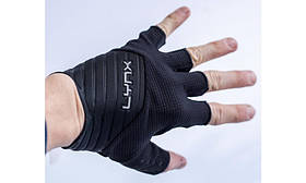 Велоперчатки Lynx Expert Black, без пальців, літні, для велоспорту, M-XL