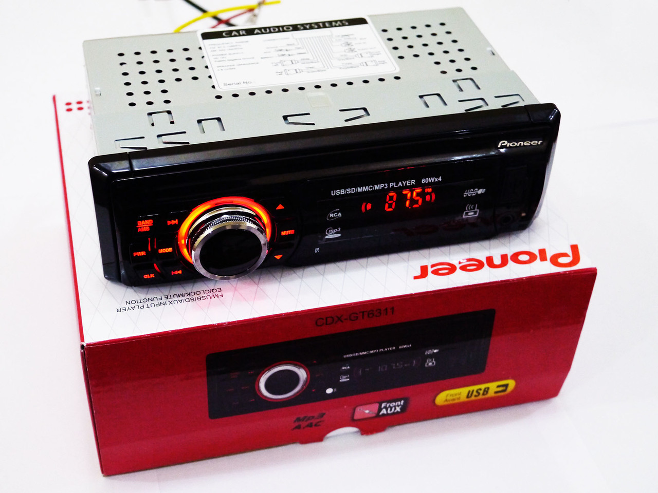 Автомагнітола CDX-GT6311 Usb+Sd+Fm+Aux+ пульт (4x50W)