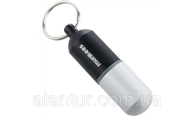 Брелок Munkees Waterproof Capsule medium чорний - водонепроникний контейнер для дрібниць., фото 1
