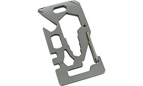 Брелок-мульт інструмент Munkees SS Card Tool з нержавіючої сталі, компактний і стильний