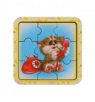 Пазл у рамці "Котик-4" ПСД108 G-Rich