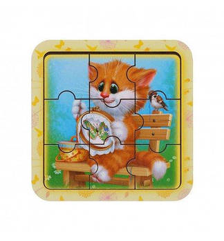Пазл у рамці "Котик-5" ПСД109 G-Rich