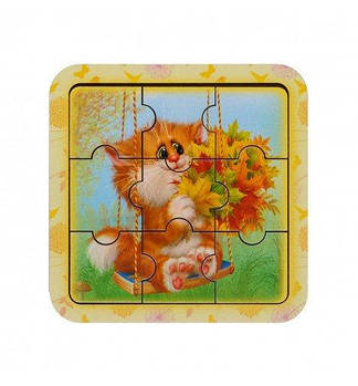 Пазл у рамці "Котик-2" ПСД106 G-Rich
