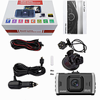 Автомобільний відеореєстратор T685 + 2 камери Full HD, фото 3