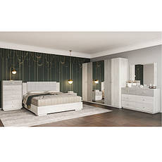 Світлі модульні меблі для великої спальні Вівіан артвуд світлий та індастріал у стилі модерн