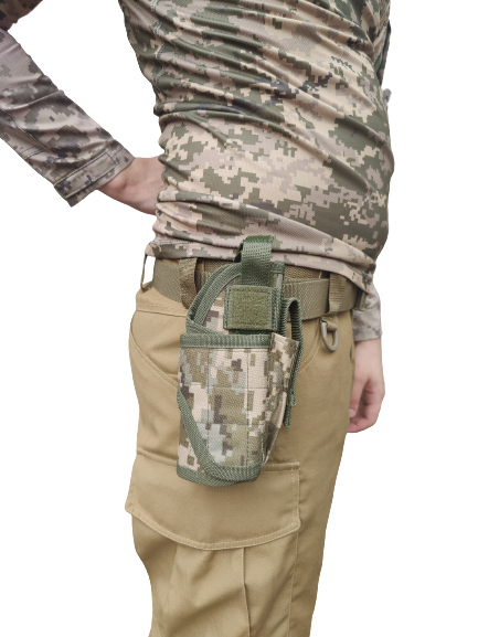 Кобура на стегно чи на пояс молле Піксель Олива Койот, фото 1