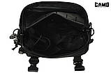 Рюкзак тактический CAMO OVERLOAD Black 60л, фото 3