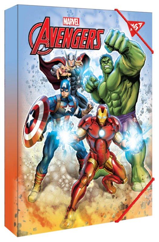 Папка для тетрадей YES картонная В5 "Marvel" 491897