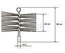 Щетка пластикової для чистки димоходу Savet 120 мм, фото 8