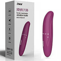 Міні-вібратор DMM-Vibro фіолетовий 1 швидкість, фото 3