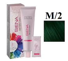 Крем-фарба для волосся jNOWA Professional Siena М/2 Зелений 90 мл