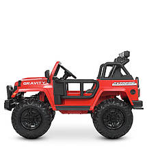 Дитячий електромобіль Bambi M 4572 EBLR-3 (24V) двомісний Червоний, фото 4