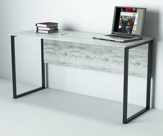 Офісний стіл лофт СПЛА-1-1 (600x1200x750) Дуб Крафт білий Гамма стиль, фото 2