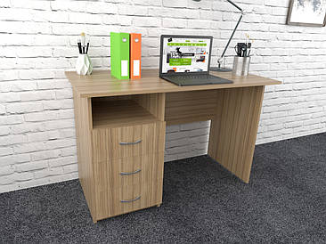 Офісний стіл С-2а (1200x600x750) Дуб Сонома Гамма стиль