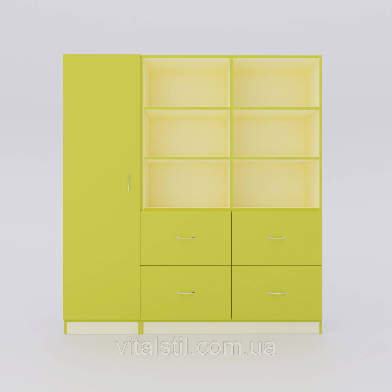 Шафа для бумаг та одягу 1720х410х1860 мм, фото 1