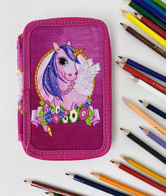 Пенал Подвійний Єдиноріг 53350-ТК 105587 Tiki