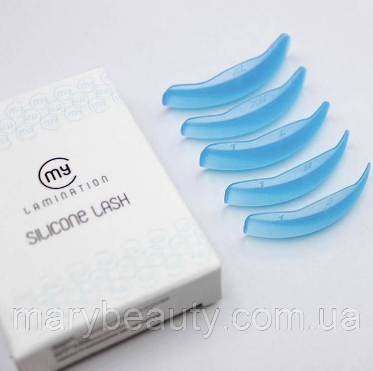 Набір бігудей My Lamination 4 розміра блакитні, фото 1