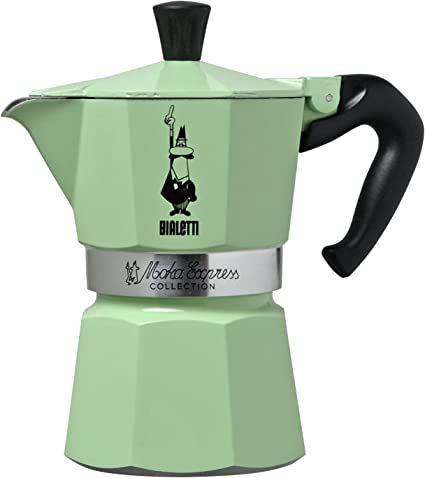 Гейзерна кавоварка Bialetti Moka Color Green, (1 чашка - 60 мл)