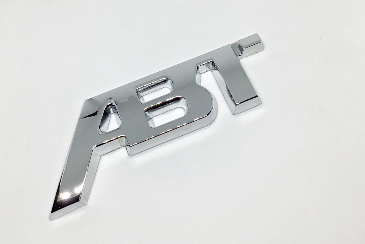 Шильдик напис ABT Хром на кришку багажника AUDI