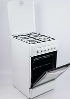 Плита кухонная газоэлектрическая Grunhelm FM5611W (комбинированная) газовая плита + электрическая духовка