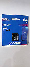 Флешка MicroSD GoodRam 64GB