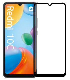 Захисне скло 5D для Xiaomi Redmi 10C / Poco C40 / Redmi 12C
