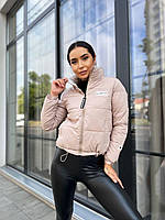 Стильная Женская демисезонная курточка бомбер плащевка 150 силикон Размер M, L, XL, 2XL