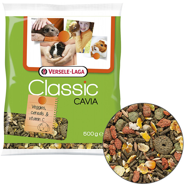 Versele-Laga Classic Cavia ВЕРСЕЛЕ-ЛАГА КЛАСІК КАВІА корм з вітаміном C для морських свинок, фото 1