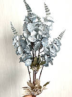 Декоративний дельфініум. Гілка штучна для декору ( голубий 90 см ), фото 6
