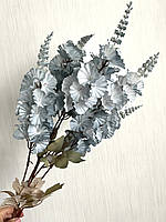 Декоративний дельфініум. Гілка штучна для декору ( голубий 90 см ), фото 5