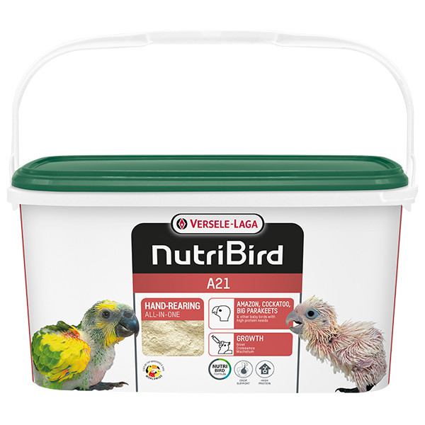 Versele-Laga NutriBird A21 Верселе-Лага НУТРИБЕРД A21 молоко для пташенят середніх папуг та інших видів птахів 3кг, фото 1