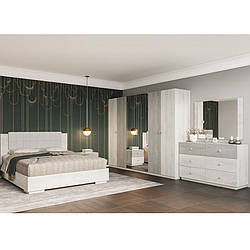 Спальний гарнітур Вівіан артвуд світлий з фасадами індастріал у стилі модерн