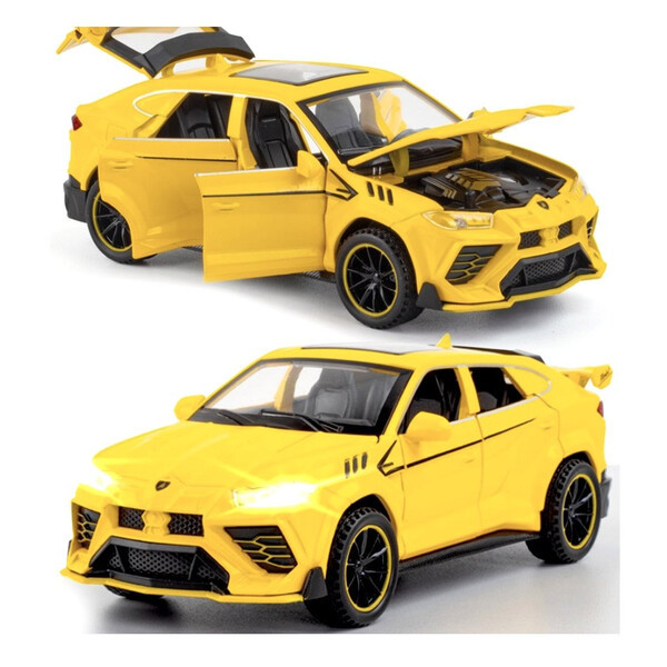 Машинка Lamborghini Urus іграшка моделька металева колекційна 15 см Жовтий (59657)