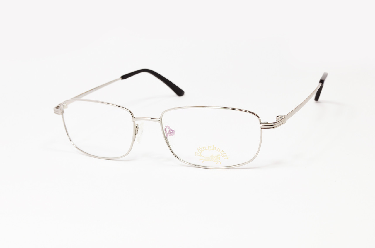 Легка ТИТАНОВА Оправа для окулярів для зору Единбург (модель 14). Срібляста або темно-сіра