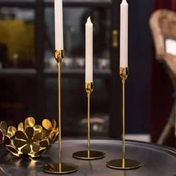 Набір свічників "Золота тріада"